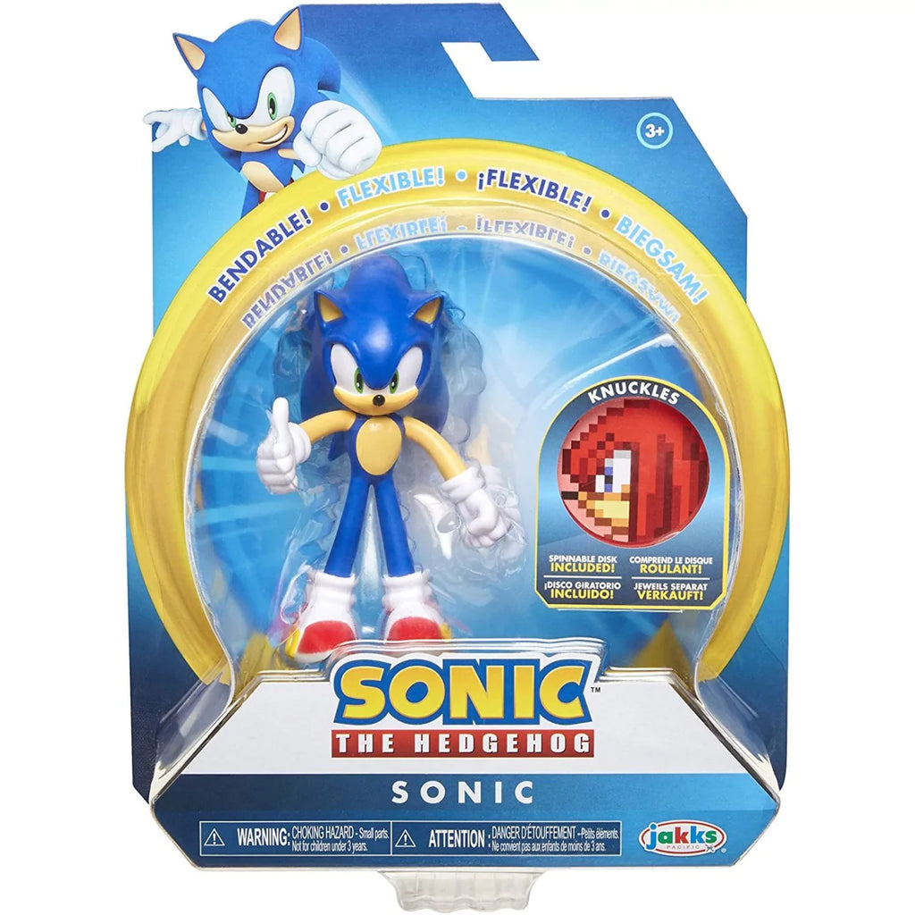 Jakks Pacific Sonic The Hedgehog Φιγούρα Sonic 10 Εκ. Με Αξεσουάρ (JPA40051)