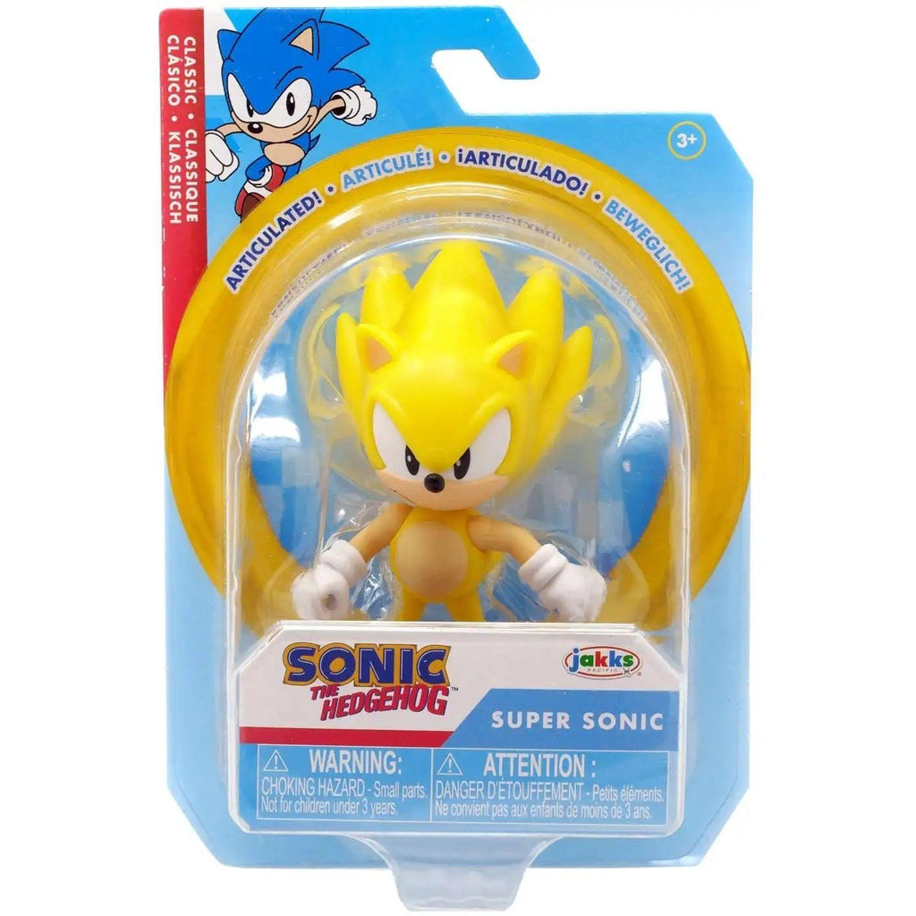 Jakks Sonic The Hedgehog – Φιγούρα 6,5cm Super Sonic (JPA41115)