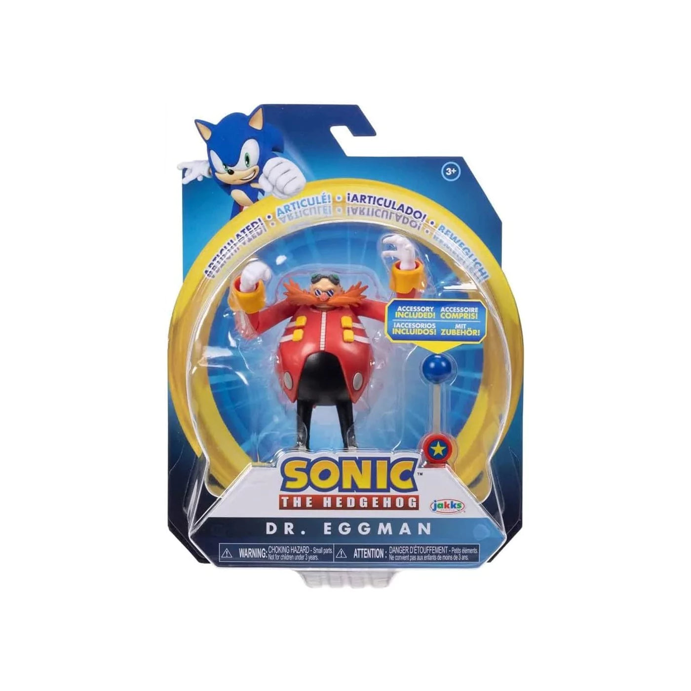 JAKKS PACIFIC Sonic The Hedgehog Modern Dr Eggman With Checkpoint Action Figure JPA41110-X
