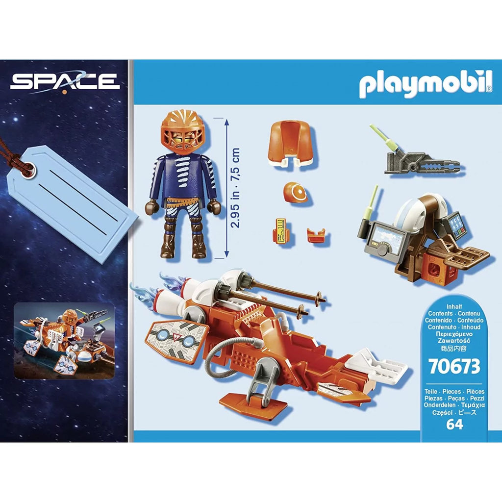 Playmobil Space Gift Set Εξερευνητής με διαστημικό όχημα