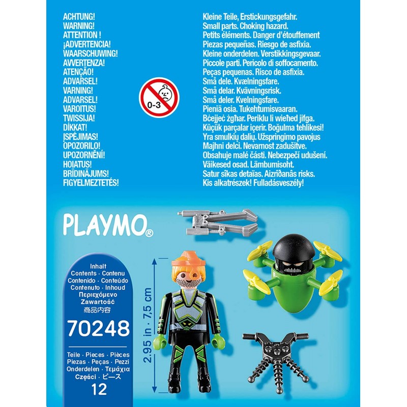 Playmobil Special Plus Agent With Drone Μυστικός Πράκτορας Με Drone 70248