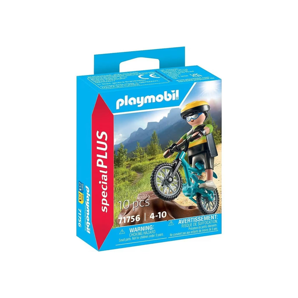 Playmobil Specialplus Ποδηλάτης Με Mountain Bike 71756