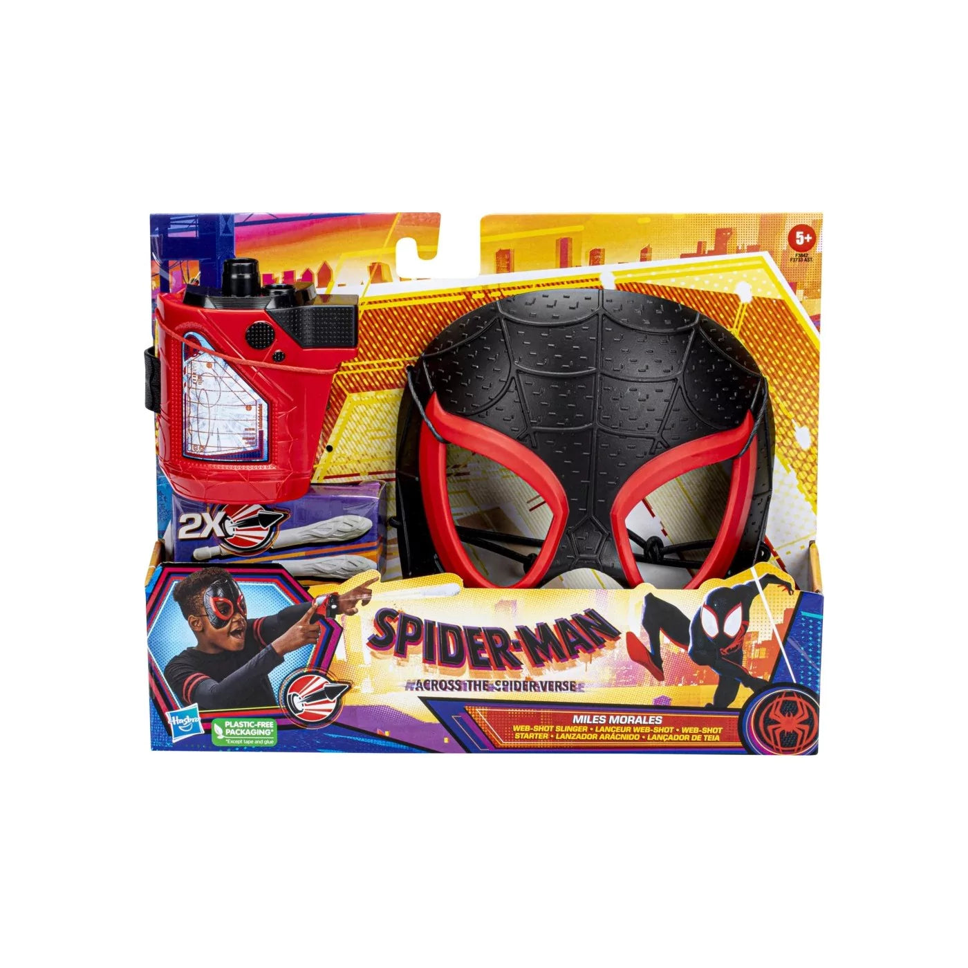 Hasbro Spider-Man Verse Movie Mini Blaster and Mask Miles Morales