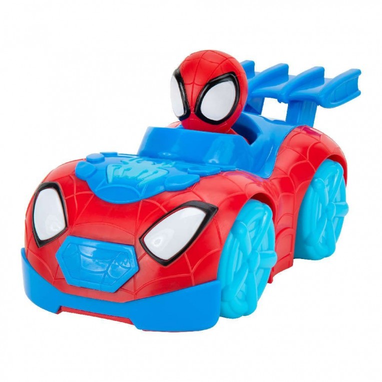 Spidey and His Amazing Friends Όχημα Bump N Go Flash N Dash Web Crawler Spidey 20εκ. (SNF0124/JWS00124)