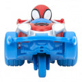 Spidey and his Amazing Friends Webbed Wheelies Pull Back Vehicle with Figure 15cm Spidey