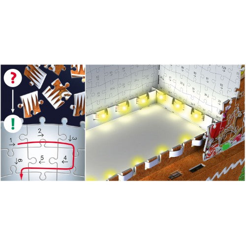 3D PUZZLE MIDI 216 ΤΕΜ. GINGERBREAD ΣΠΙΤΑΚΙ