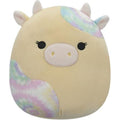 Squishmallows Λούτρινο Rina Yellow Cow Tie Dye Spots 19 εκ.