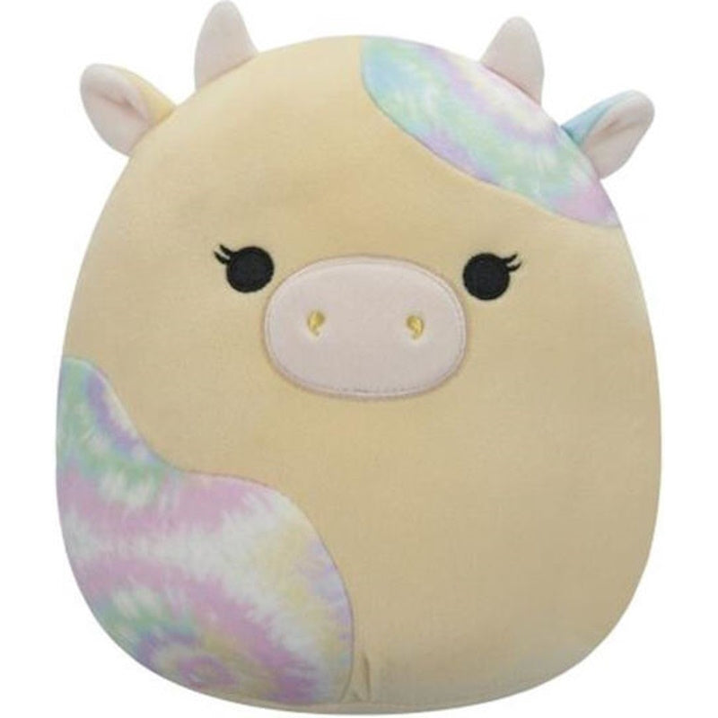 Squishmallows Λούτρινο Rina Yellow Cow Tie Dye Spots 19 εκ.