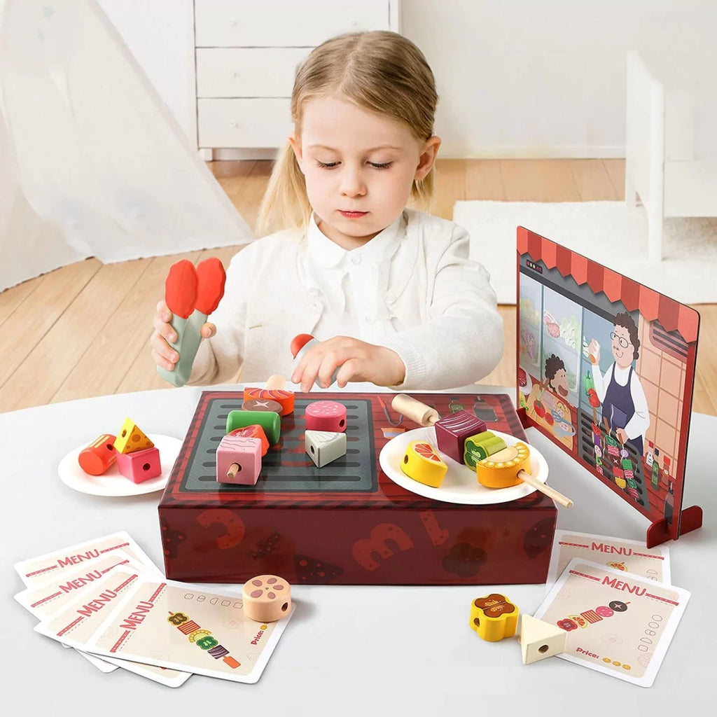 topbright Stack And Lacing Button Box Play Box, 35 τεμάχια
