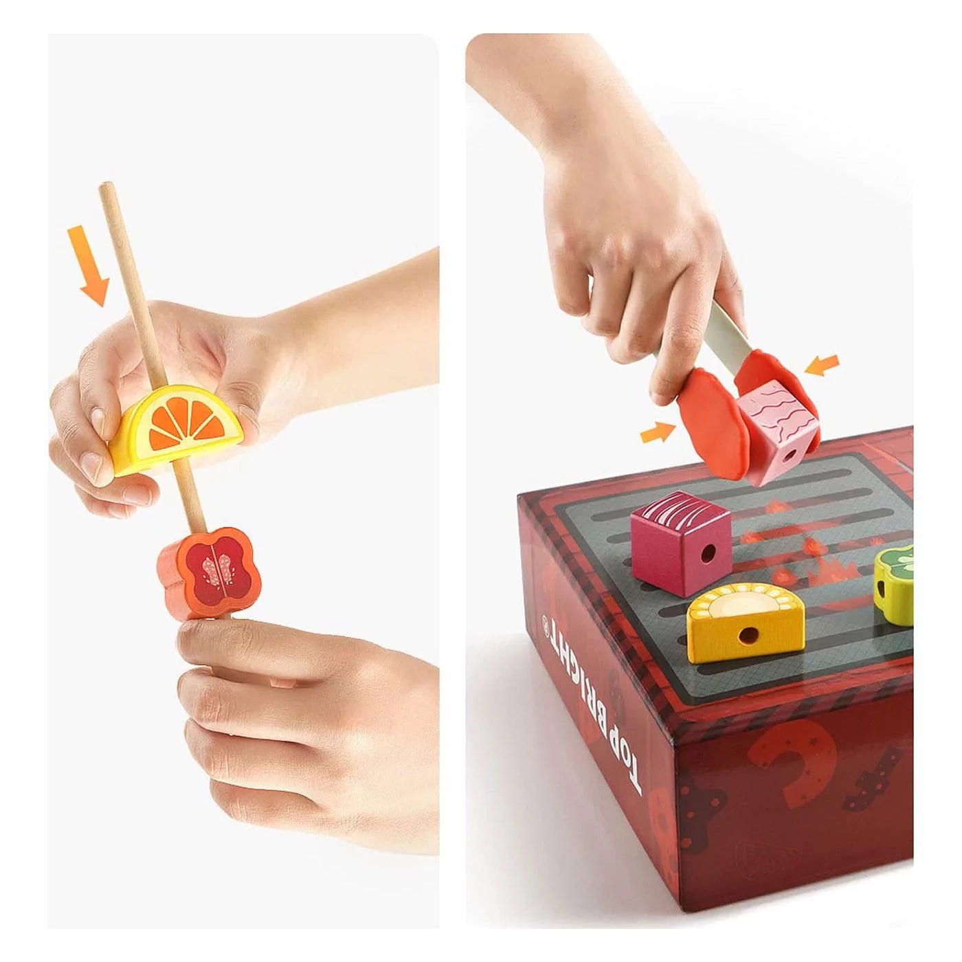 topbright Stack And Lacing Button Box Play Box, 35 τεμάχια