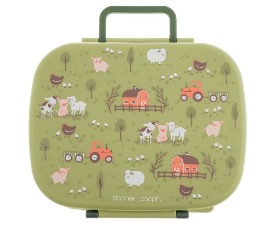 Stephen Joseph Δοχείο Φαγητού, Bento Box με αφαιρούμενο δίσκο Farm SJ130968
