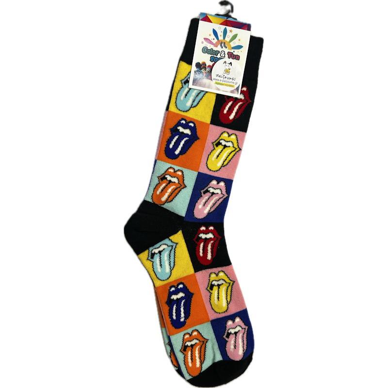 Color & Fun Socks Κάλτσες Εφηβικές-Ενηλίκων Stones Πολύχρωμη  Πολύχρωμο