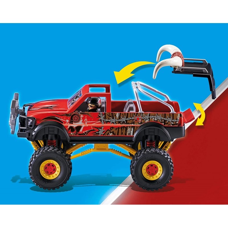 Playmobil Stunt Show Bull Monster Truck Κόκκινος Ταύρος 70549