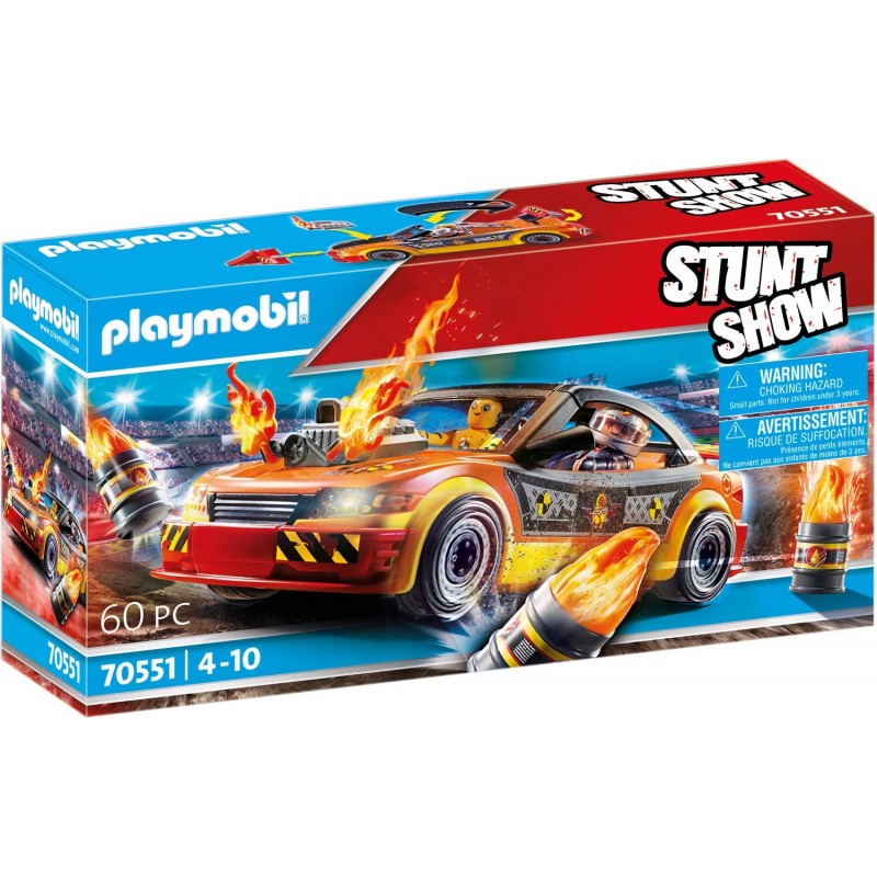 Playmobil Stunt Show Crash Car Όχημα Ακροβατικών 70551