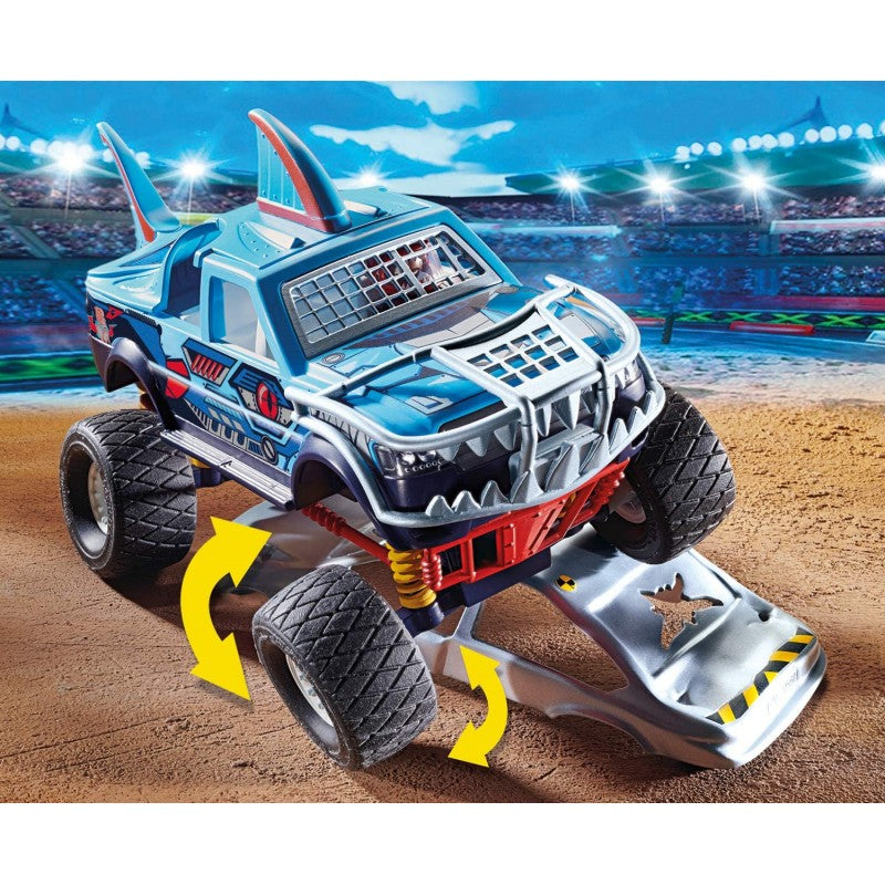 Playmobil Stunt Show Shark Monster Truck Καρχαρίας 70550