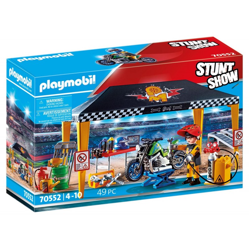 Playmobil Stunt Show Σκηνή – Συνεργείο Επισκευών 70552