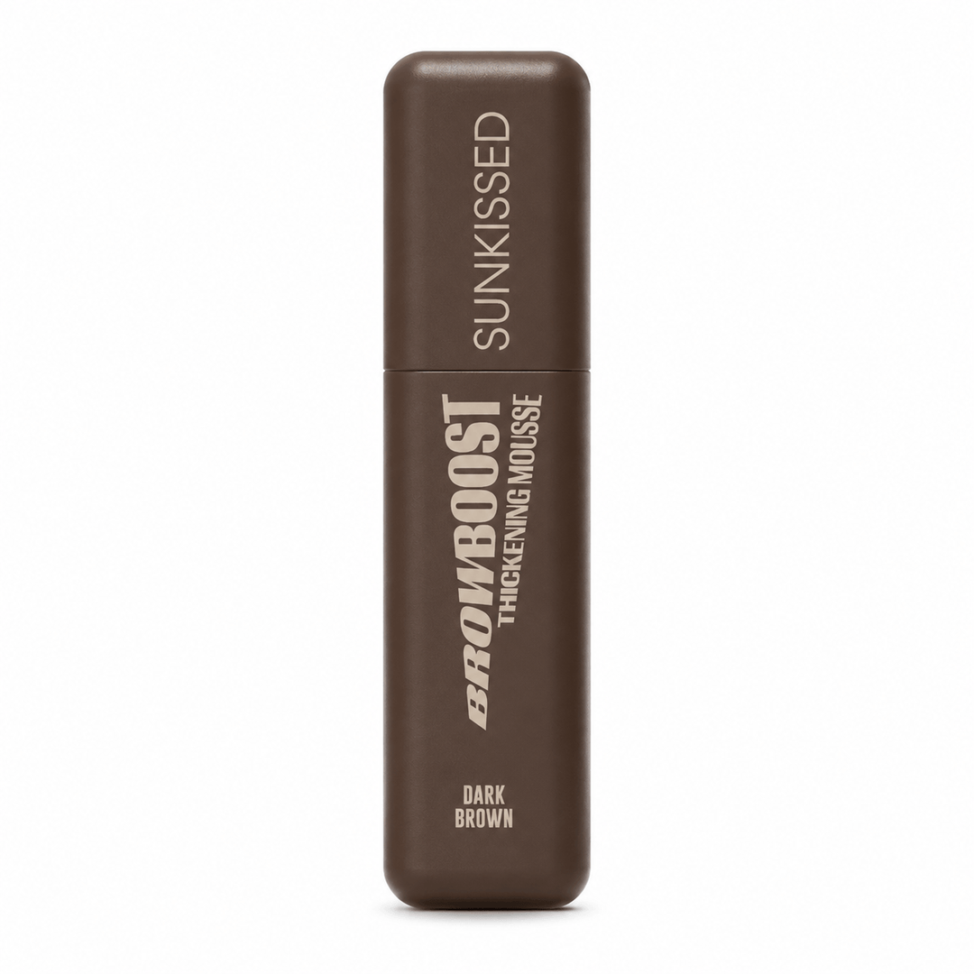 Sunkissed | Brow Boost Thickening Mousse 6ml Dark Brown | Fuller Looking Brows & Enhanced Definition | SU32671D