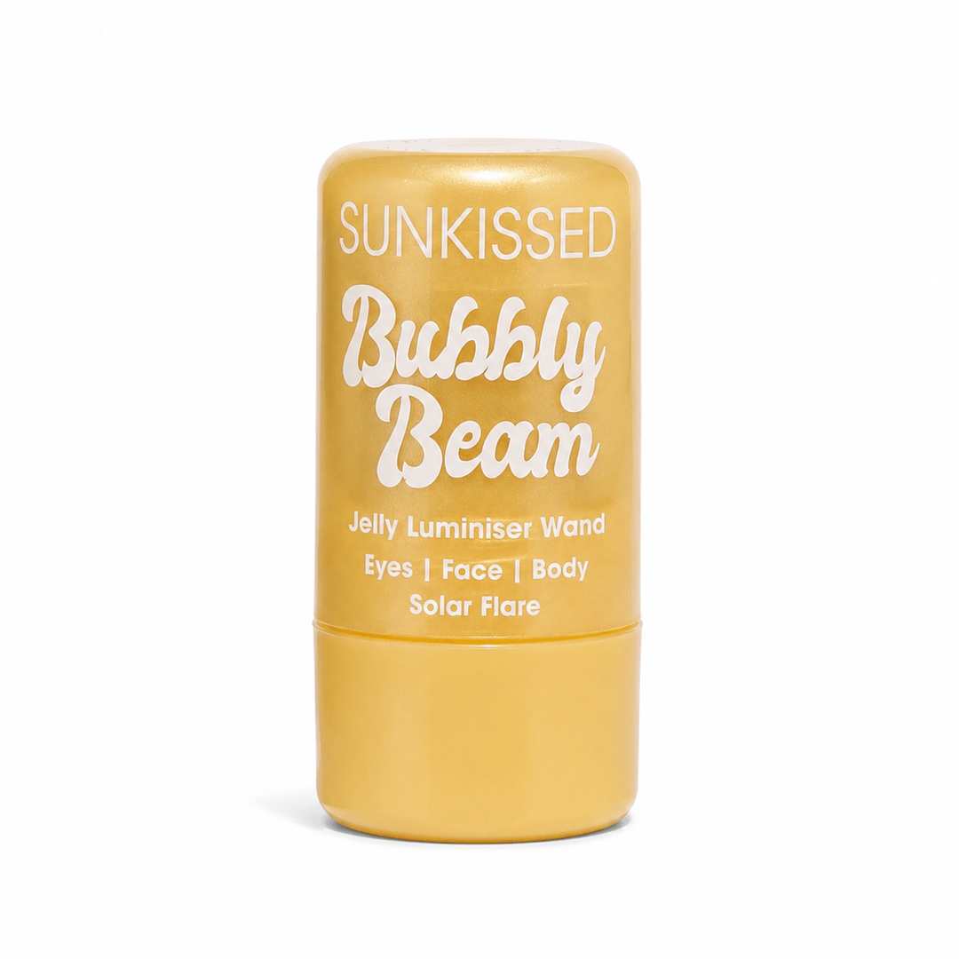 Sunkissed | Bubbly Beam | Solar Flare | Jelly Luminiser Wand 8g | Radiant Glow for Eyes, Face & Body | SU32682SF