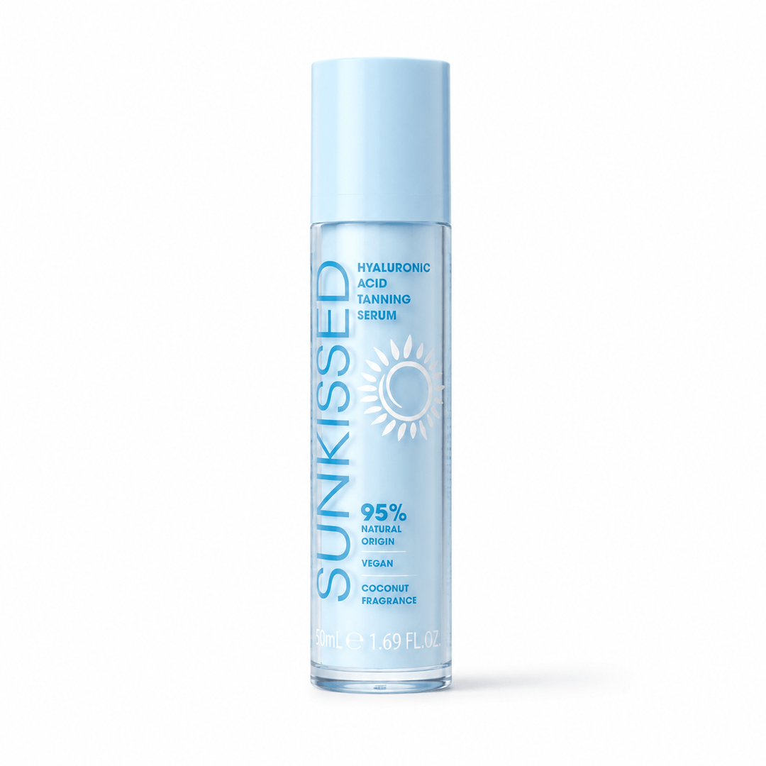 Sunkissed | Hyaluronic Acid Tanning Serum 50ml | Hydrating Face Self Tan & Plumping Care | SU32409