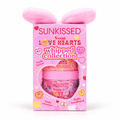 Sunkissed x Love Hearts | Whipped Collection Gift Set | Pineapple Smoothie Body Butter 140g + Blackcurrant Soap & Scrub 150g + Headband | SU32657