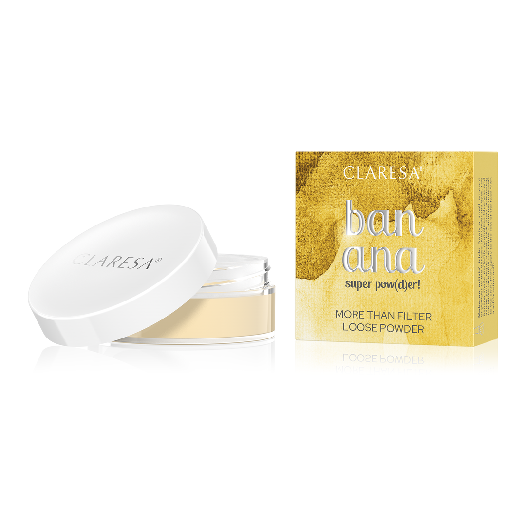 Claresa | SUPER POW(D)ER! Banana Anti-Redness Loose Powder (12g) | CSPBALP