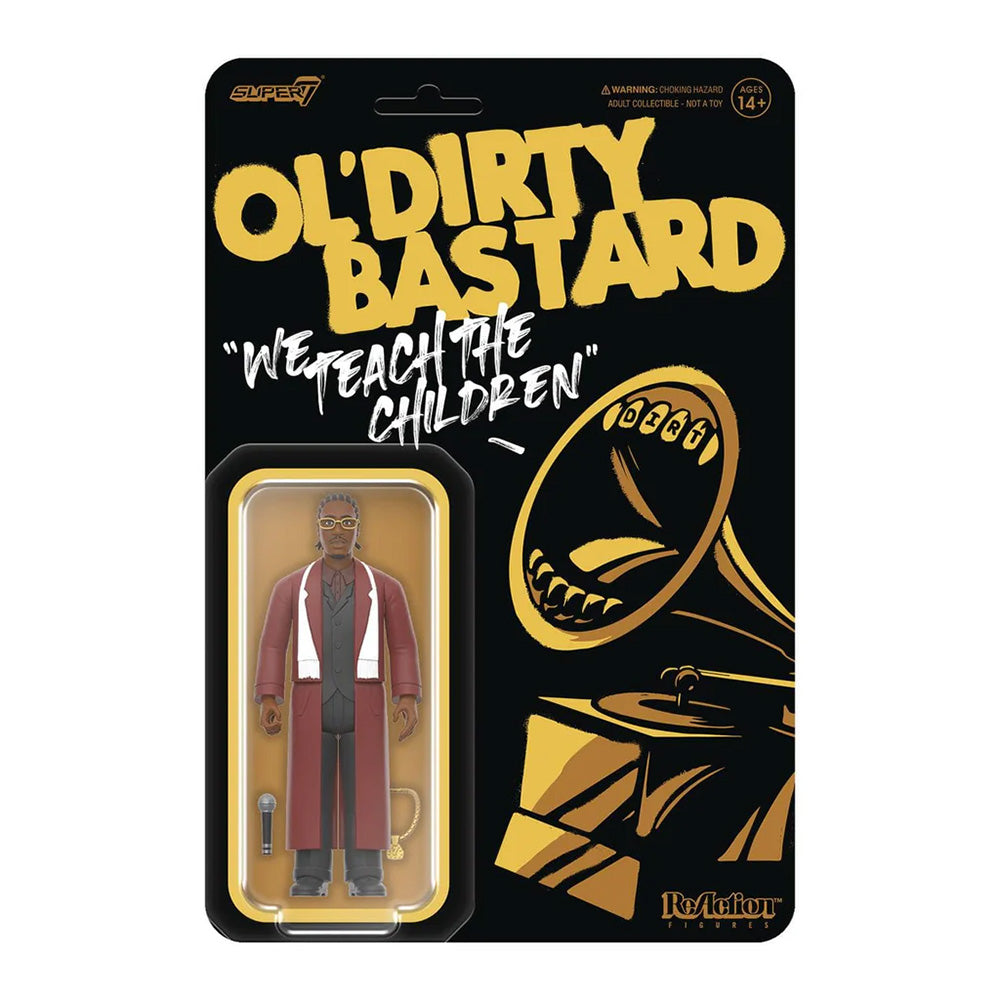 Ol' Dirty Bastard We Teach The Children Super7 Reaction Action Figure