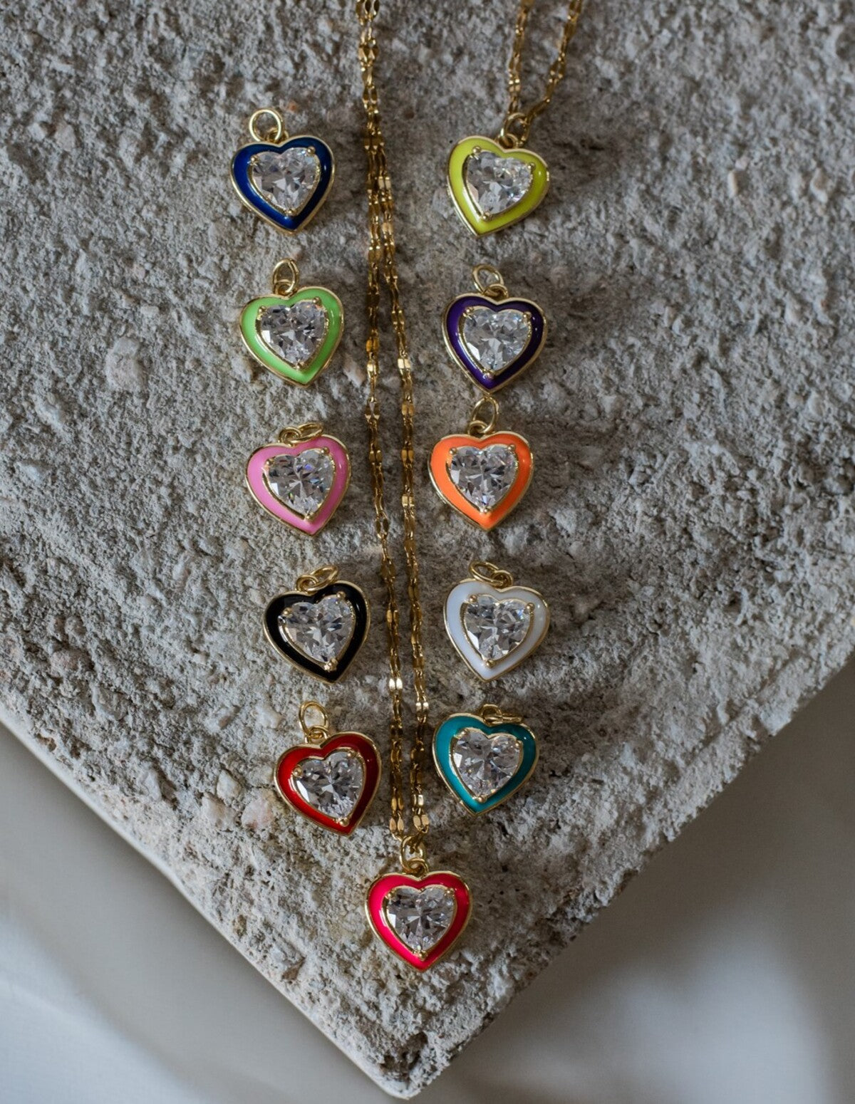 “tint heart” σκουλαρίκια κρίκοι