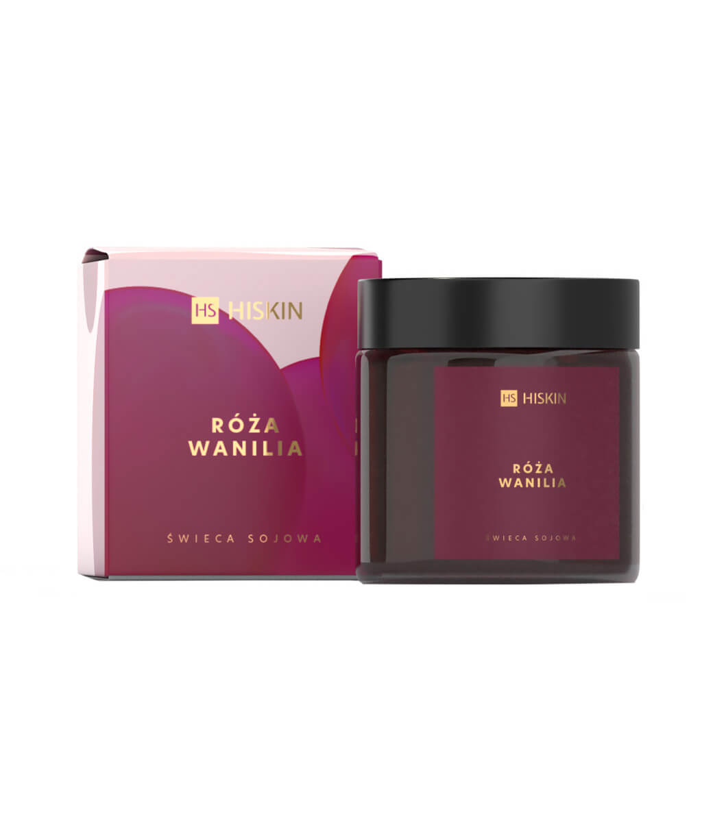 Κερί Σόγιας Rose Vanilla | Hiskin