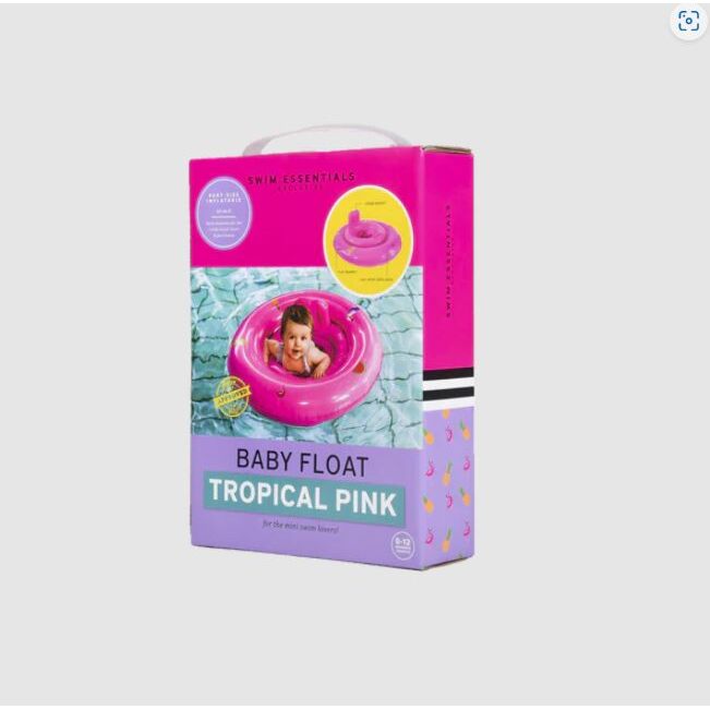 Swim Essentials Σωσίβιο ⌀69εκ. για μωρά από 0-1 ετών "Pink" SWE-2020SE23