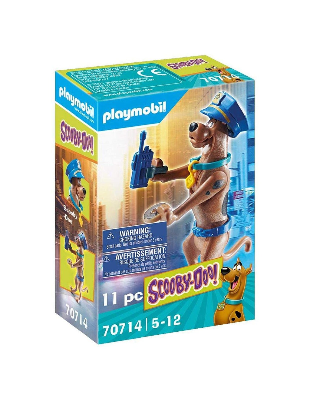 Playmobil Scooby Doo Συλλεκτική Φιγούρα Scooby Αστυνομικός 70714