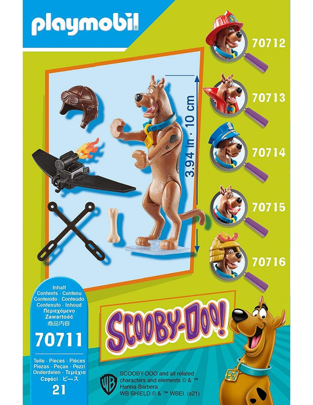 Playmobil Συλλεκτική Φιγούρα Scooby Πιλότος 70711
