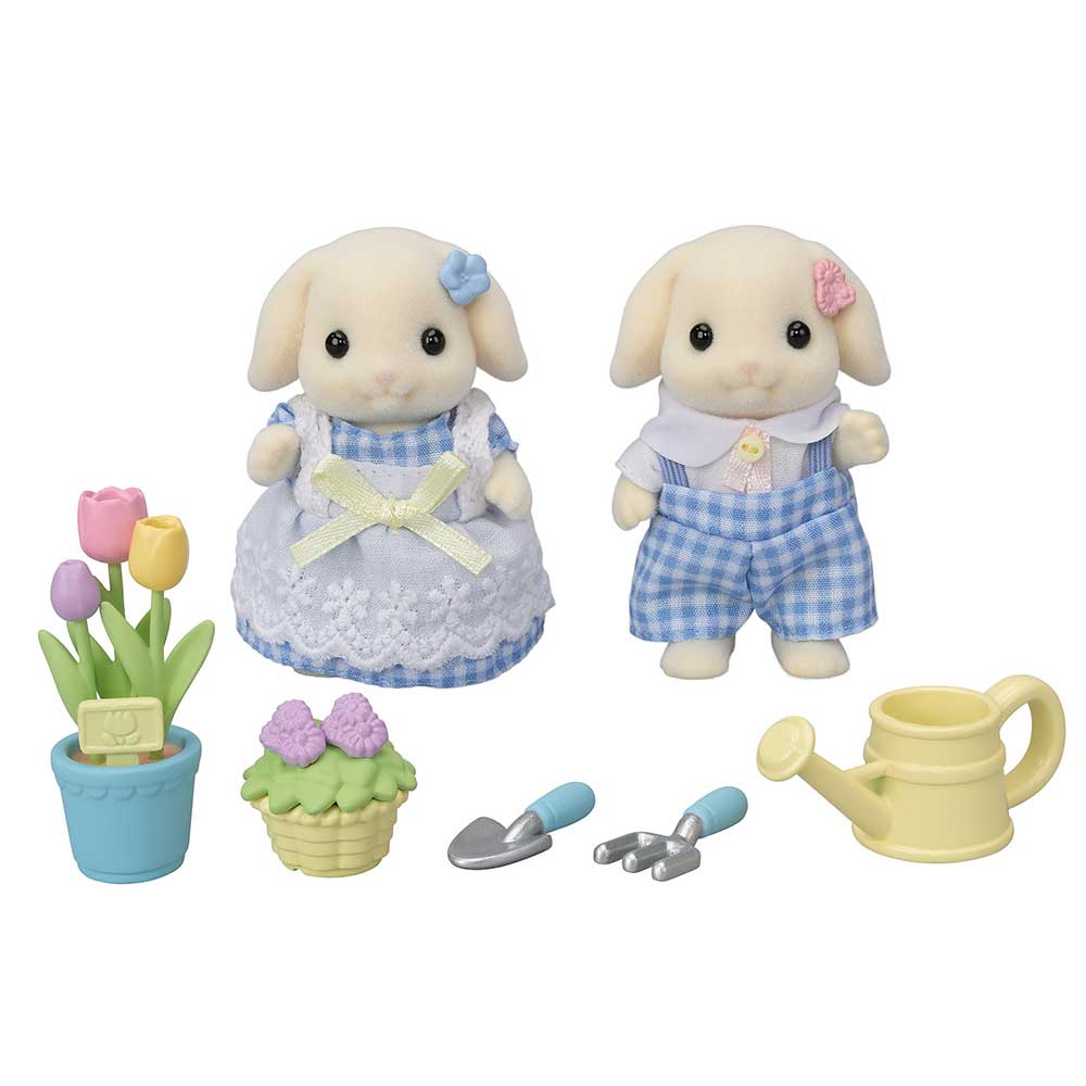Blossom Gardening Set -Flora Rabbit Sister & Brother-