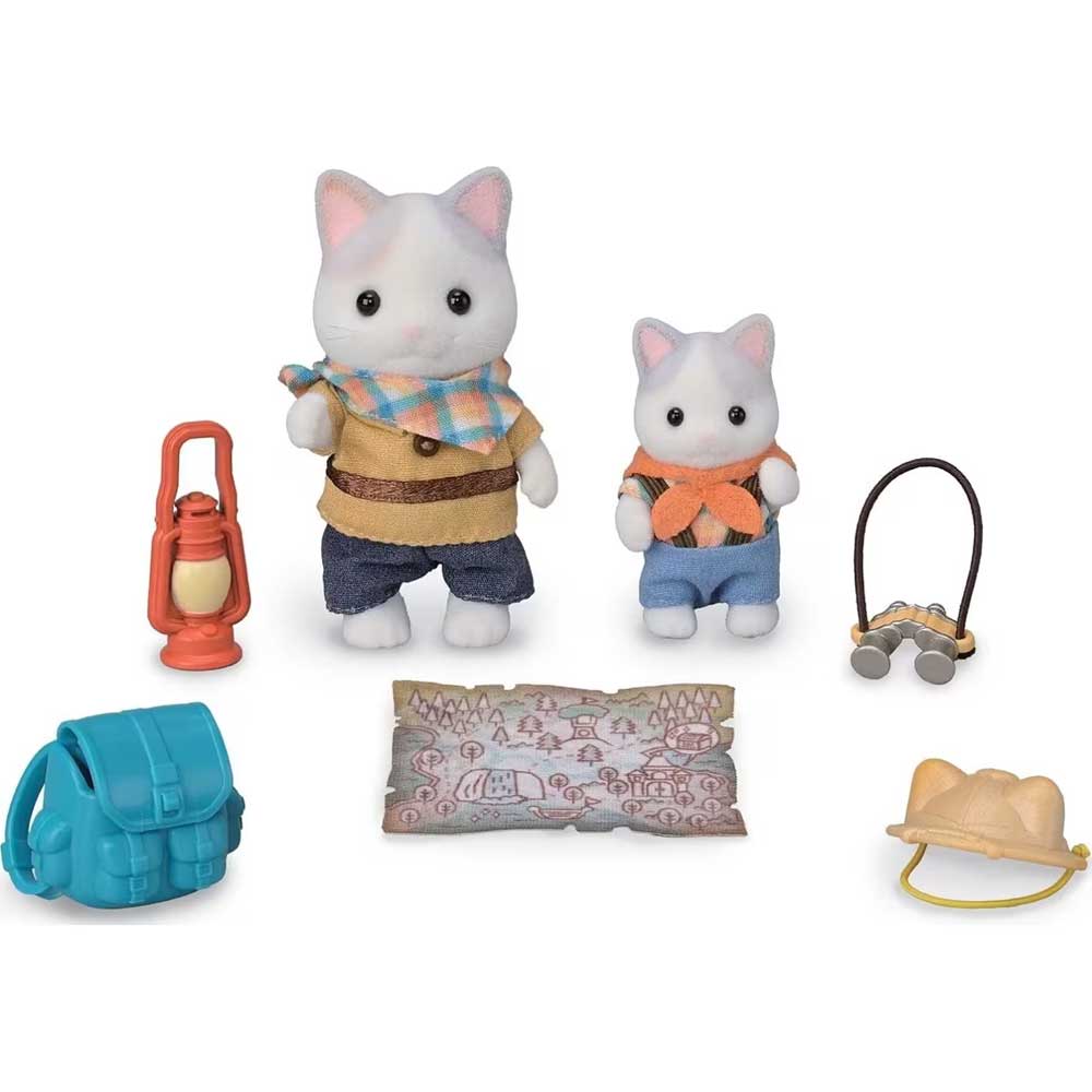 Exciting Exploration Set -Latte Cat Brother & Baby