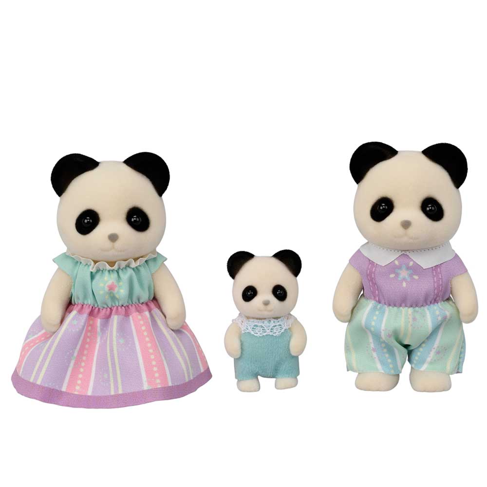 Panda Family Trio