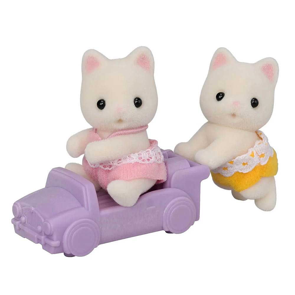 Floral Cat Twins