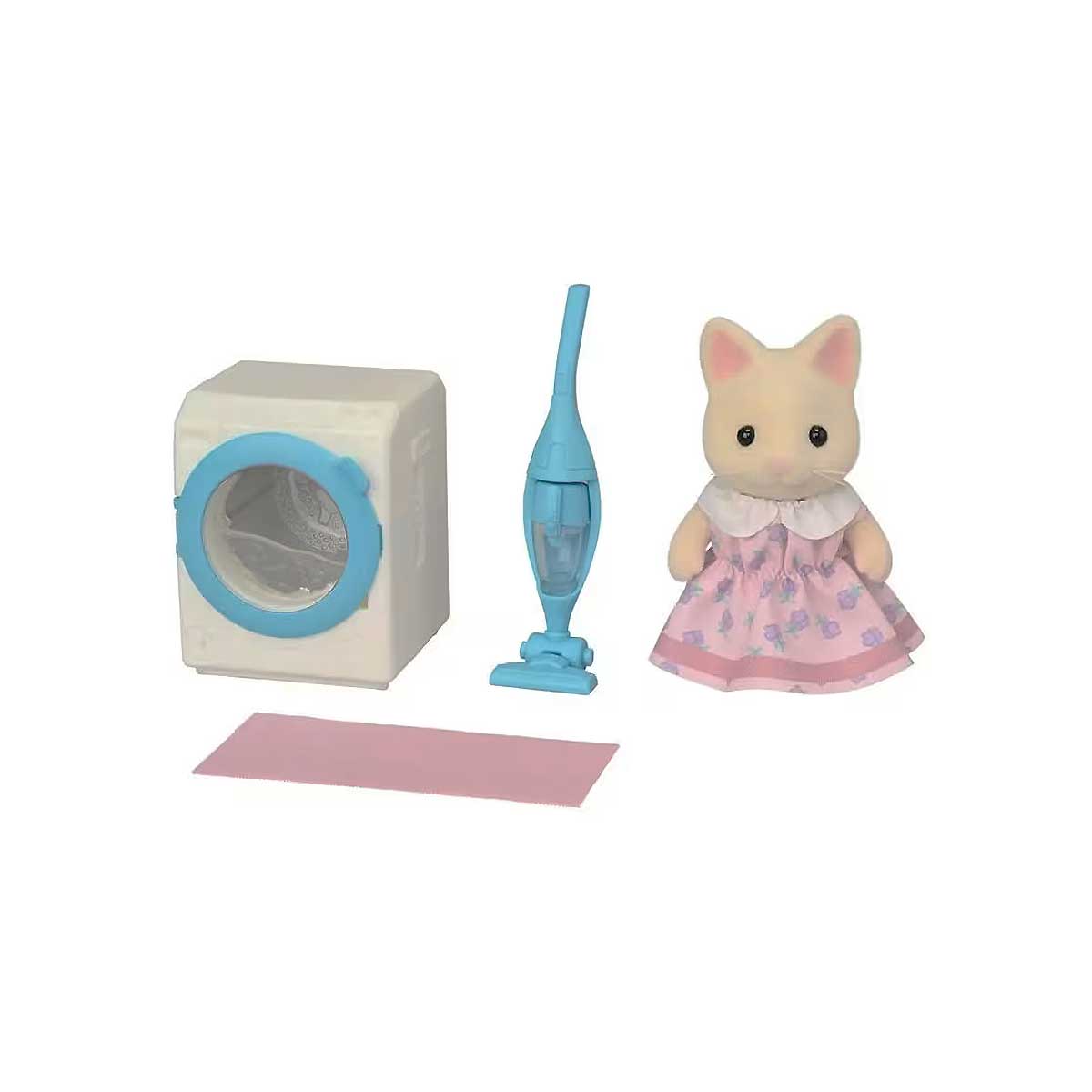 Floral Cat Girl's Wash & Clean Set