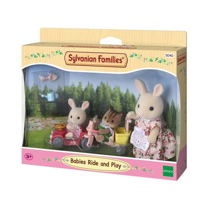Epoch Sylvanian Families: Μαμά Και Μωρά Με Ποδηλατάκια 5040