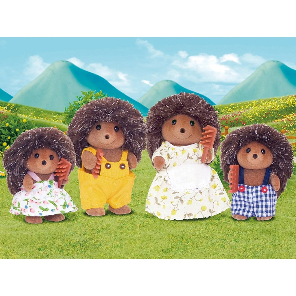 Epoch Sylvanian Families: Οικογένεια Hedgehog 4018