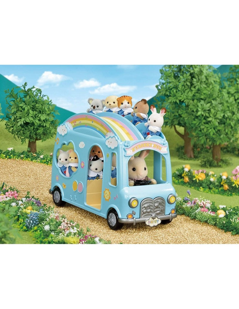 Epoch Sylvanian Families: Sunshine Nursery Bus – Χαρούμενο Σχολικό Λεωφορείο 5317