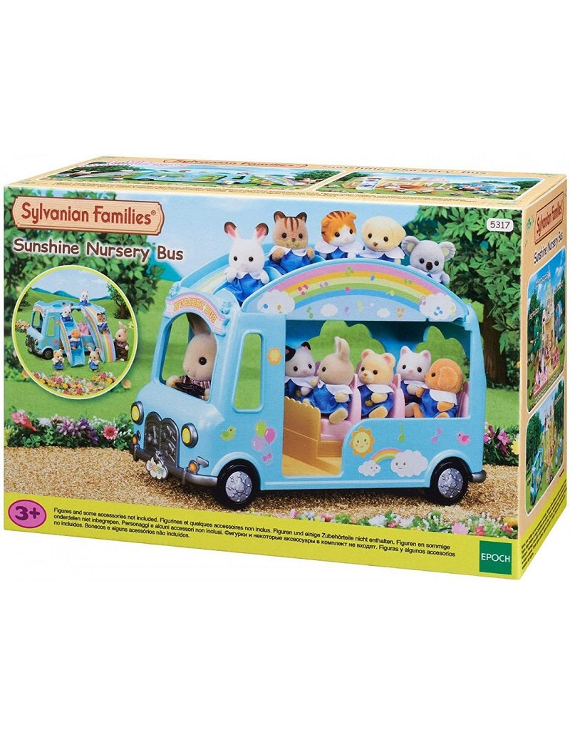 Epoch Sylvanian Families: Sunshine Nursery Bus – Χαρούμενο Σχολικό Λεωφορείο 5317