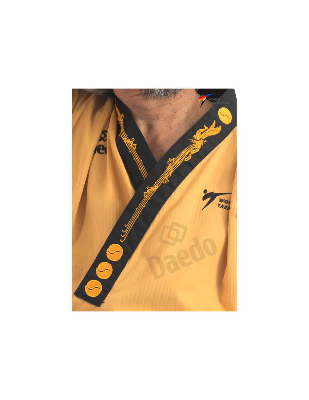 TA3099 Grand Master Poomsae Dobok With Phoneix Embroidery (CE)