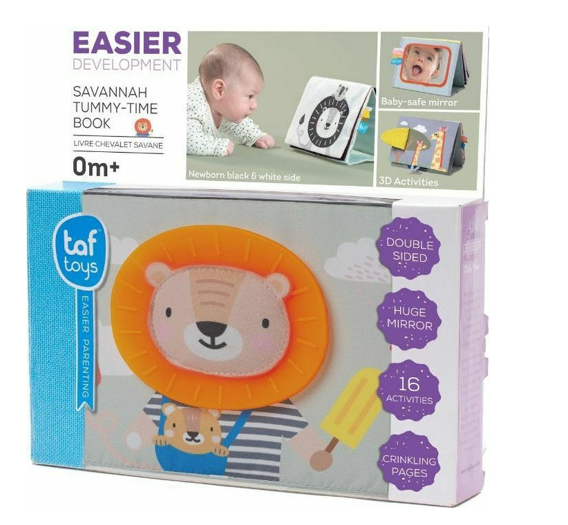 Taf Toys Βιβλίο Δραστηριοτήτων Savannah Tummy Time Book  T-12705