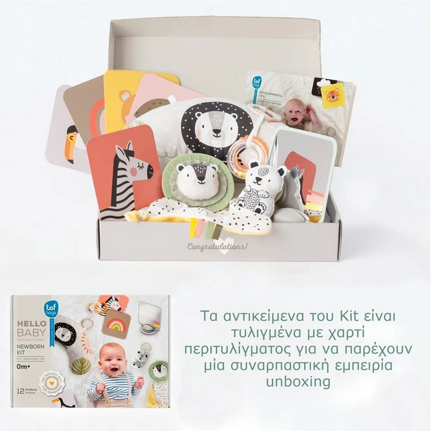 Taf Toys Βρεφικό Σετ Δραστηριοτήτων  Newborn Develop &amp; Play Kit  T-12915