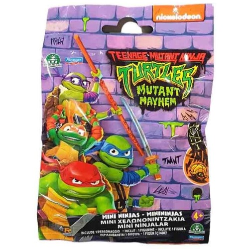 GIOCHI PREZIOSI Teenage Mutant Ninja Turtles Χελωνονιντζάκια Μίνι Φιγούρα Έκπληξη Σε Σακουλάκι – 1 Τμχ