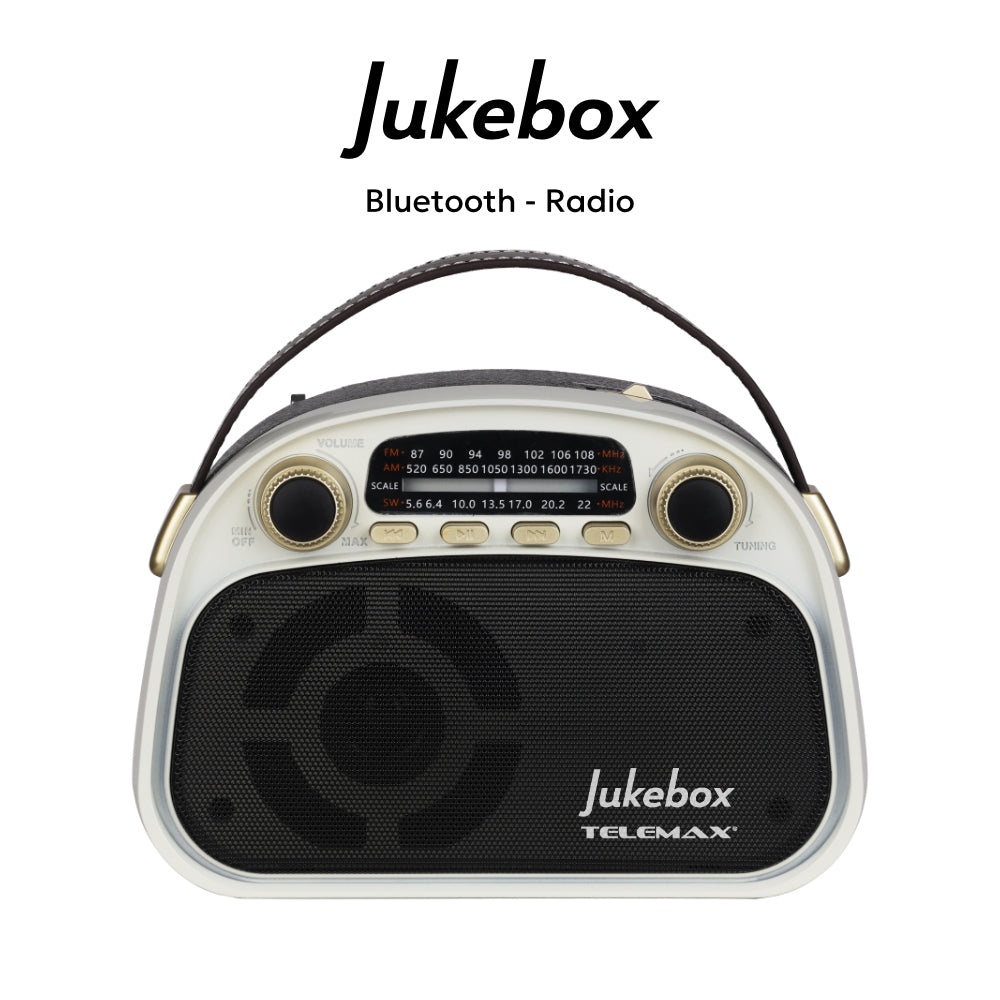 Φορητό Ραδίοφωνo Retro με Bluetooth Telemax Jukebox VX-1982