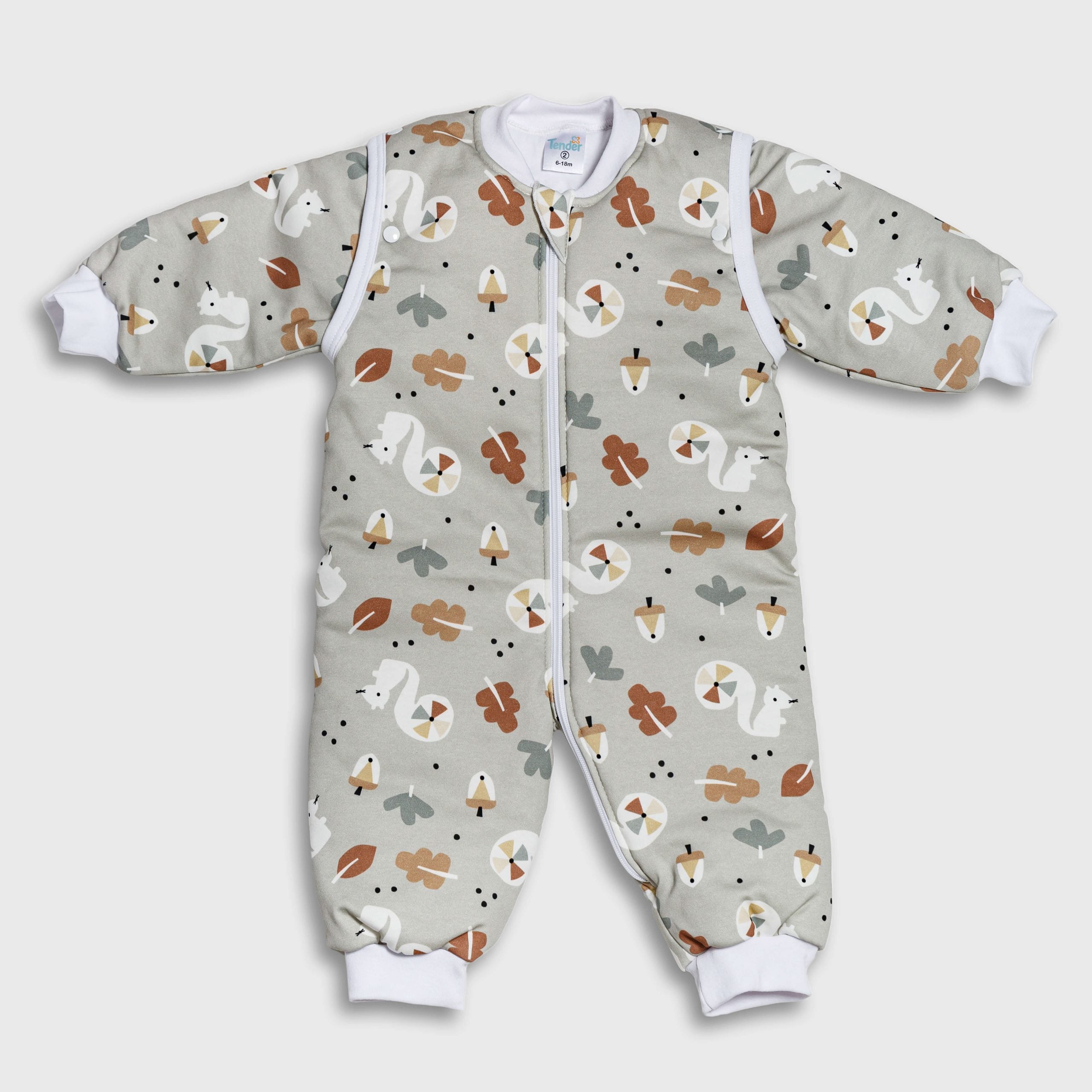 Tender Classic – Υπνόσακος με πόδια Squirrel 2.5 Tog – Μέντα 2709-1