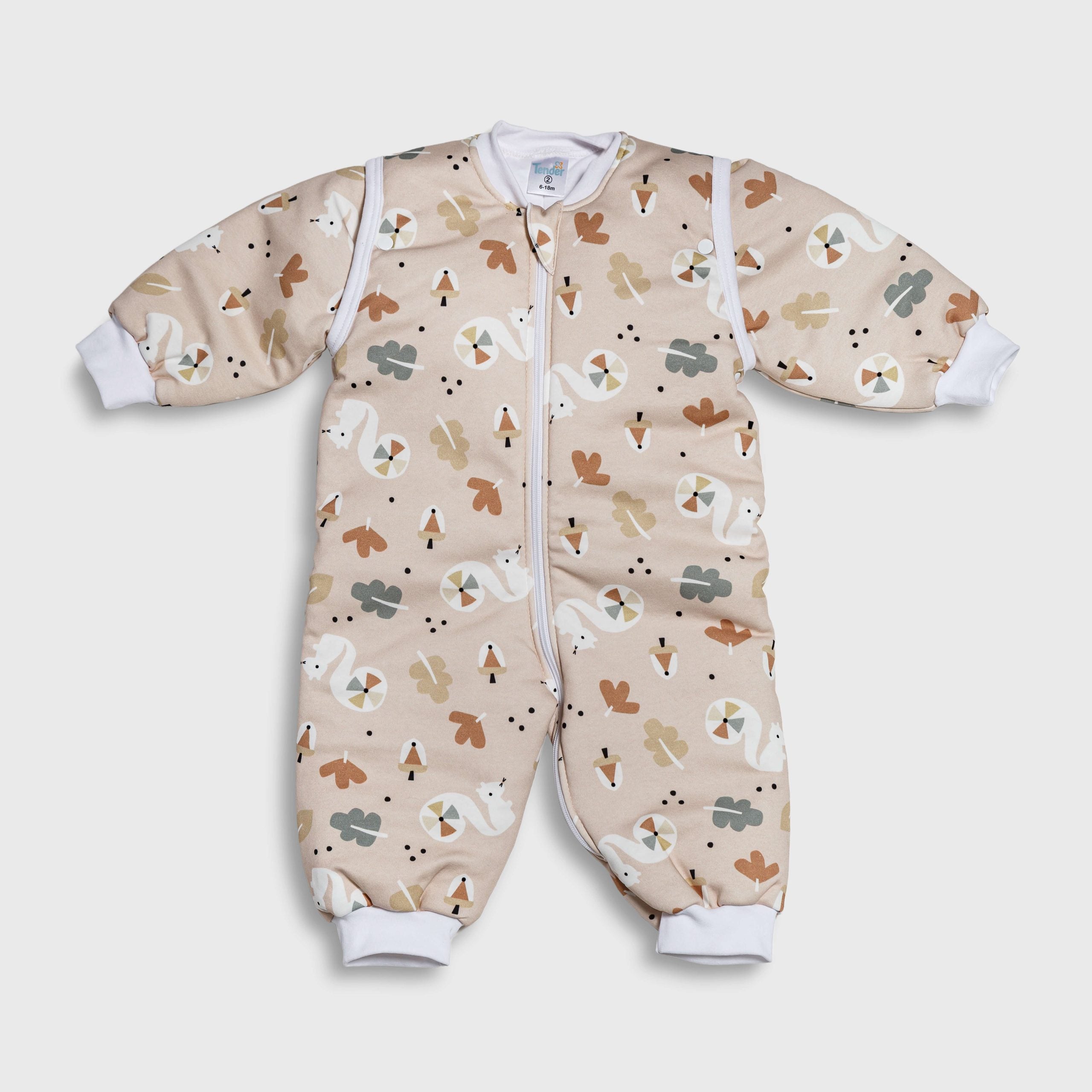 Tender Classic – Υπνόσακος με πόδια Squirrel 2.5 Tog – Nude 2709-2