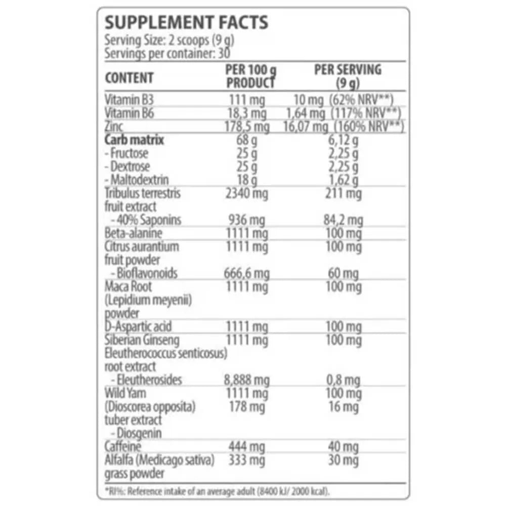 METABOLIC TESTO BOOSTER - 270g