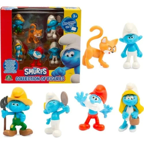 Giochi Preziosi The Smurfs Στρουμφάκια Σετ Με 6 Φιγούρες 5.5Εκ.