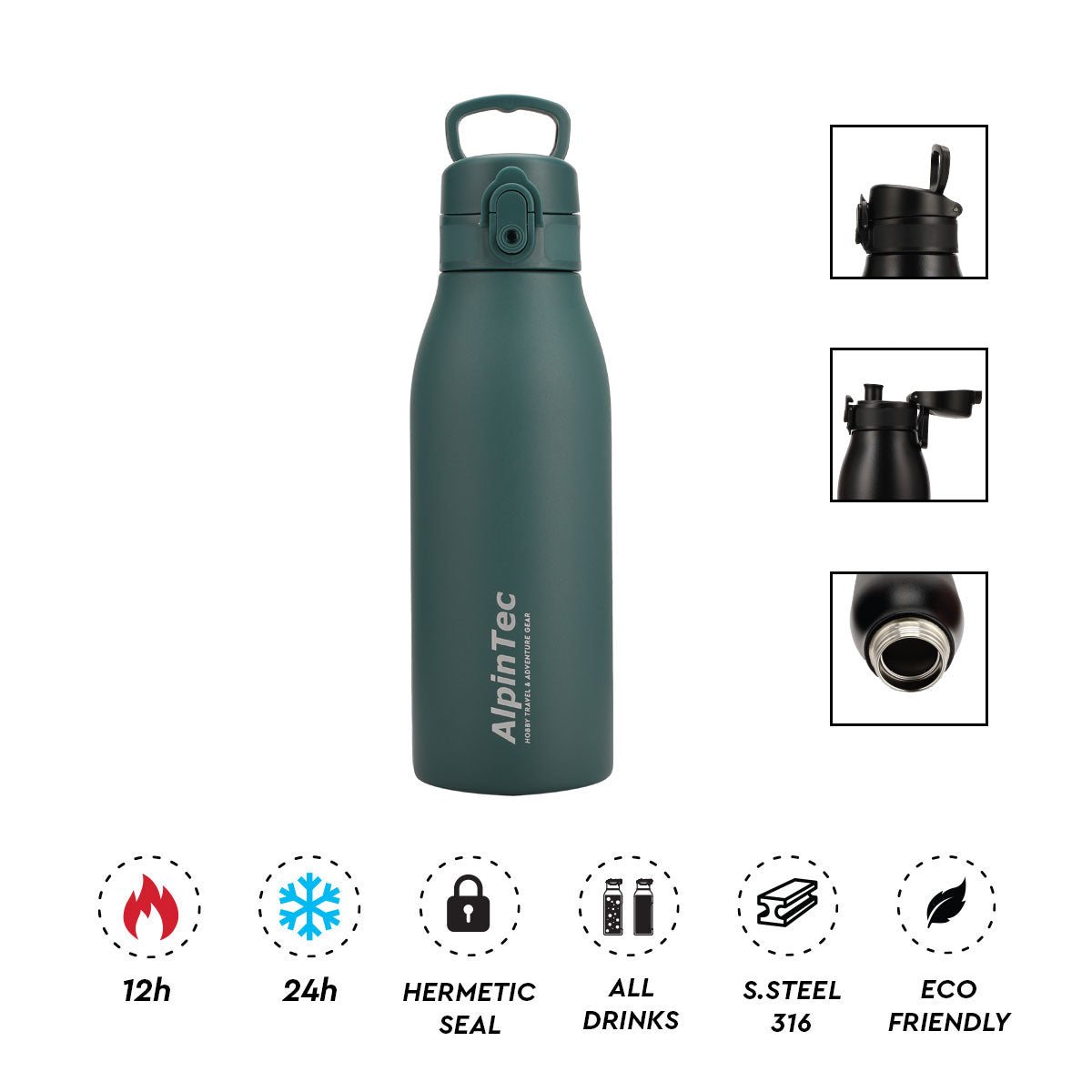ΘΕΡΜΟΣ  FELLOW 2 600ml-TH-601DG